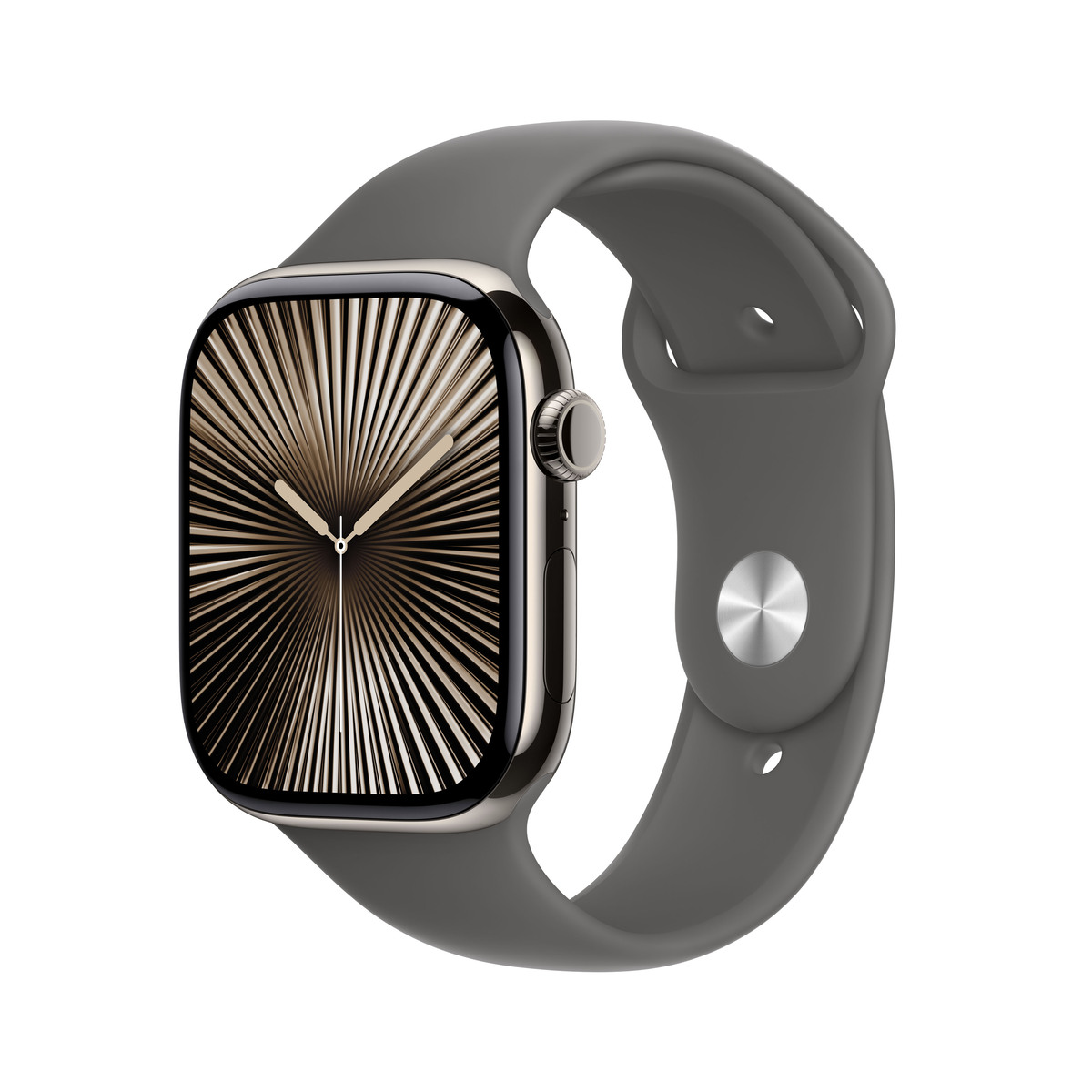 Apple Watch S10 Natur Titanium Sport Band Steingrau M/L B-Ware GPS + Cellular 46mm MWYA3QF/A 2024 Apple Watch S10 Natur Titanium Sport Band Steingrau M/L B-Ware GPS + Cellular 46mm MWYA3QF/A 2024 von Apple