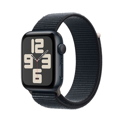 Apple Watch SE (2. Gen) GPS 44mm Alu Mitternacht Sport Loop Armband Mitternacht von Apple