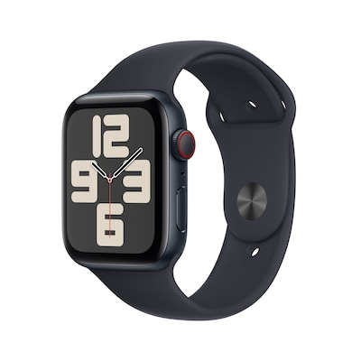 Apple Watch SE (2. Gen) LTE 44mm Alu Mitternacht Sportarmband Mitternacht - M/L von Apple