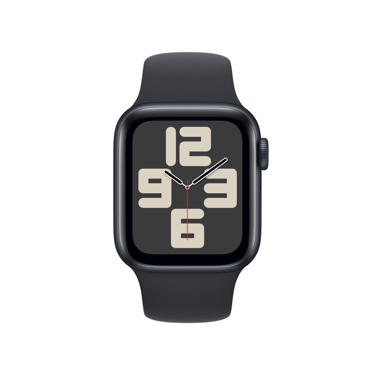 Apple Watch SE (GPS) 44mm Aluminiumgehäuse mitternacht, Sportband mitternacht... von Apple