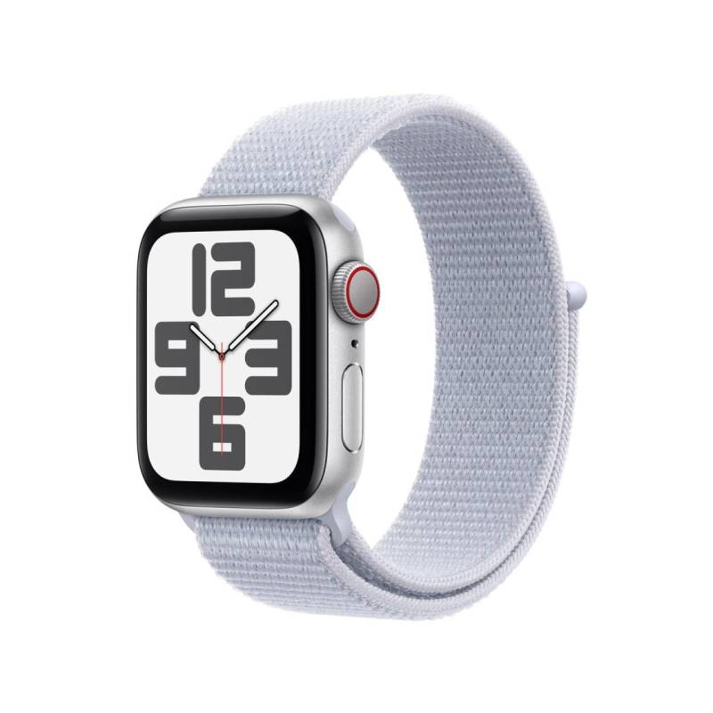Apple Watch SE (GPS + Cellular) 40mm Aluminiumgehäuse silber, Sport Loop Armb... von Apple