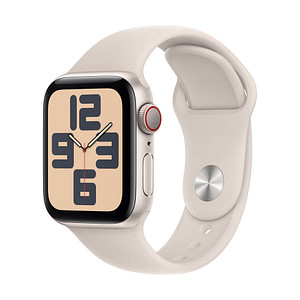 Apple Watch SE 40 mm (GPS+Cellular) Sportarmband M/L  polarstern von Apple