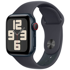 Apple Watch SE 40 mm Aluminium (GPS+Cellular) Sportarmband S/M  mitternacht von Apple