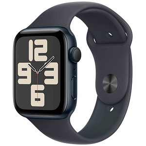 Apple Watch SE 44 mm Aluminium (GPS) Sportarmband M/L  mitternacht von Apple