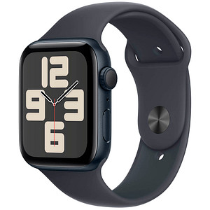 Apple Watch SE 44 mm Aluminium (GPS) Sportarmband S/M  mitternacht von Apple