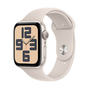 Apple Watch SE 44 mm Aluminium (GPS) Sportarmband S/M  polarstern von Apple