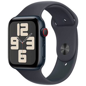 Apple Watch SE 44 mm Aluminium (GPS+Cellular) Sportarmband M/L  mitternacht von Apple