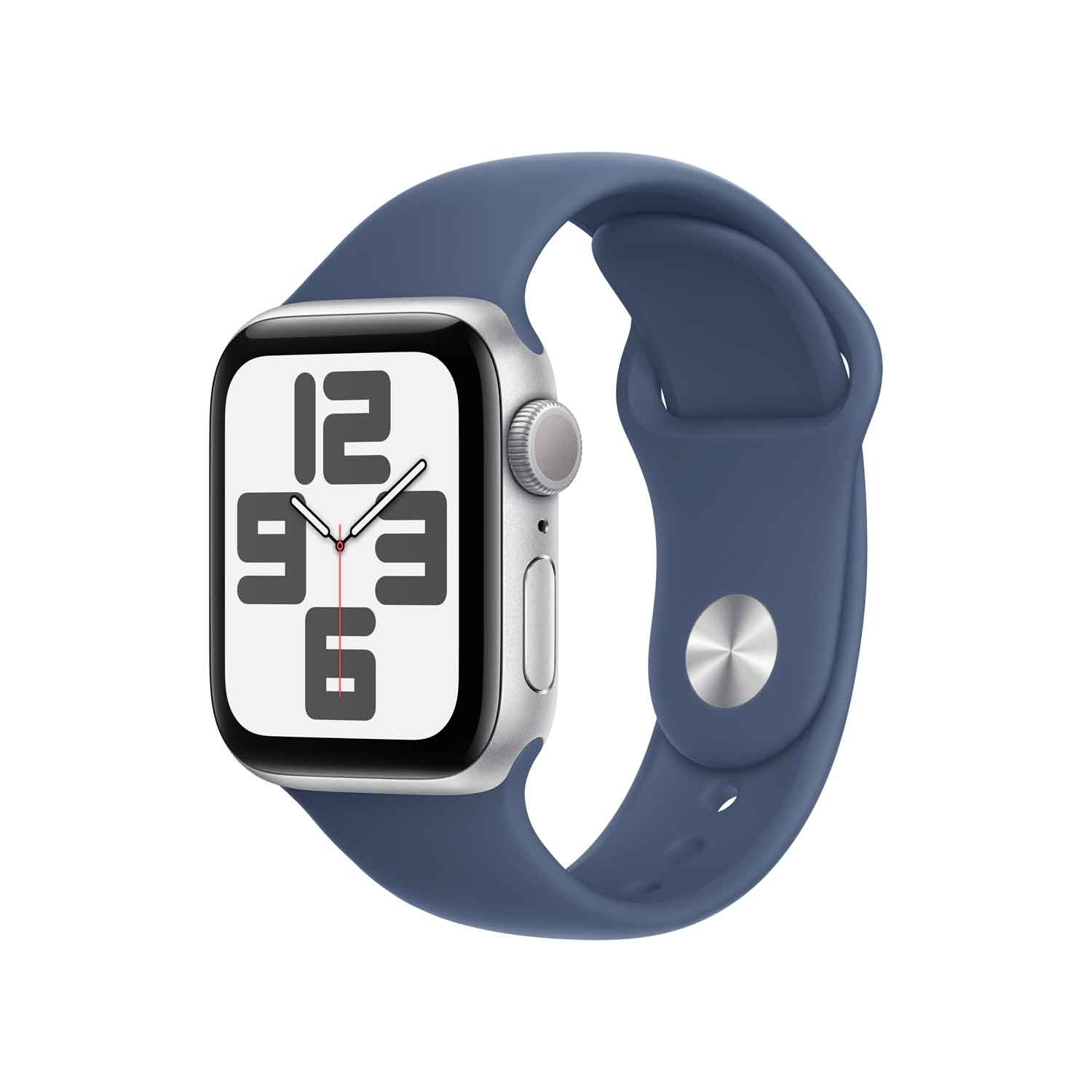 Apple Watch SE Aluminium Cellular 40mm Silber (Sportarmband denim) S/M - 2024 von Apple