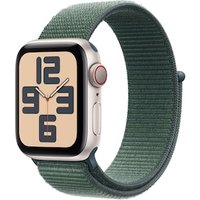 Apple Watch SE GPS + Cellular 40mm Alu Polarstern Sport Loop Armband Seegrün von Apple