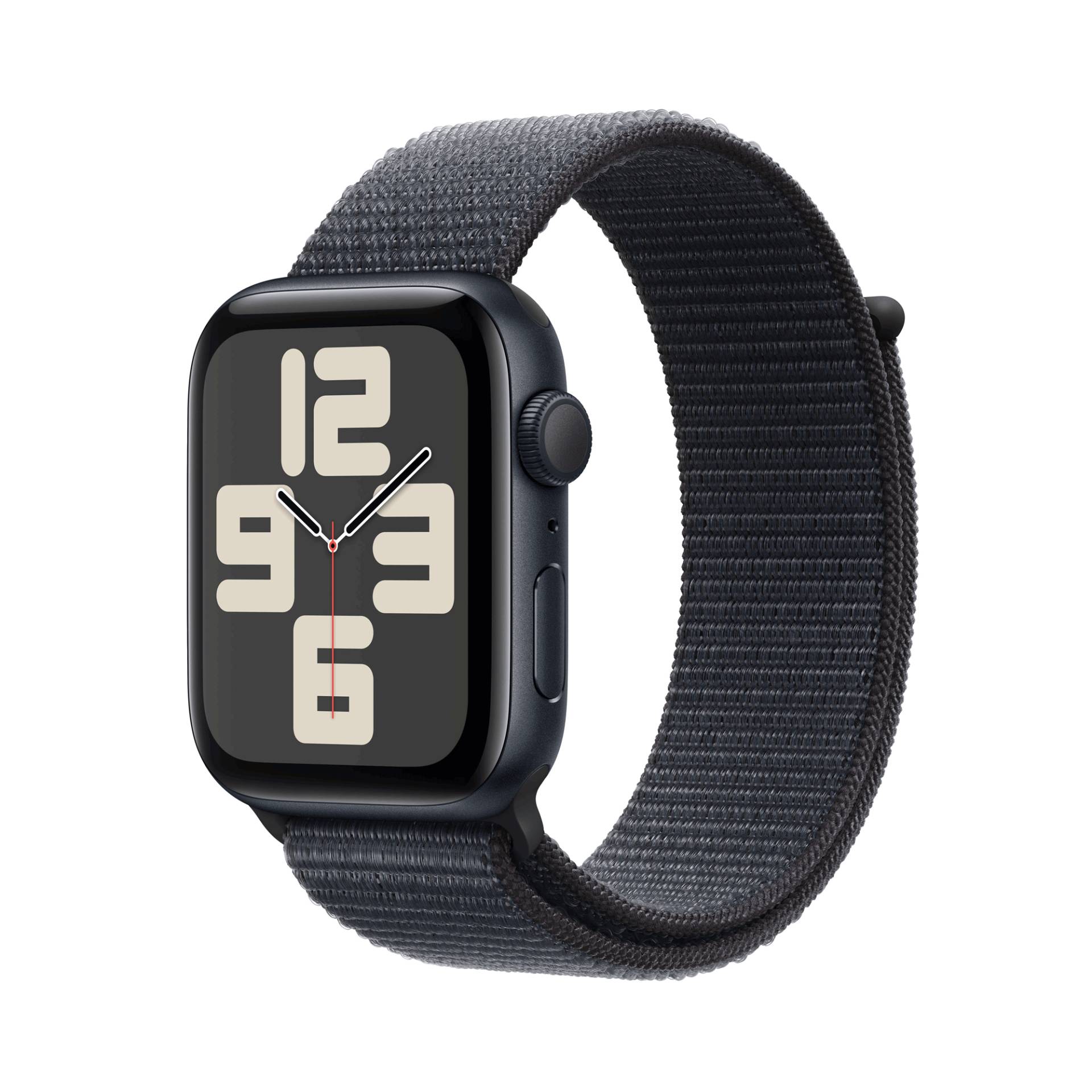 Apple Watch SE GPS 44mm Midnight Aluminium Case mit Ink Sport Band (MXEP3QF/A) von Apple