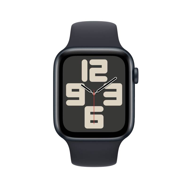Apple Watch SE Mitternacht Aluminium Sport Band Mitternacht M/L 2024 GPS 44mm MXEK3QF/A von Apple