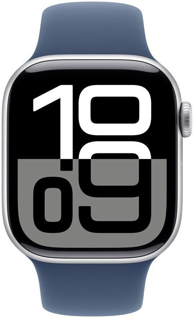 Apple Watch Series 10 42mm GPS Aluminiumgehäuse silber mit Sportarmband denim M/L Apple Watch Series 10 42mm GPS Aluminiumgehäuse silber mit Sportarmband denim M/L von Apple