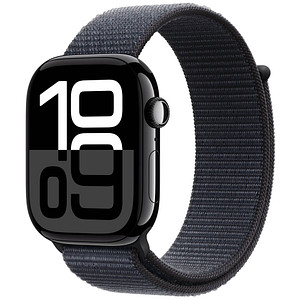 Apple Watch Series 10 46 mm Aluminium (GPS) Sport Loop  tinte, diamantschwarz von Apple