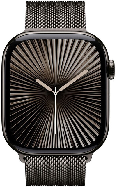 Apple Watch Series 10 46mm Cellular Titangehäuse schiefer mit Milanaise Armband schiefer S/M Apple Watch Series 10 46mm Cellular Titangehäuse schiefer mit Milanaise Armband schiefer S/M von Apple