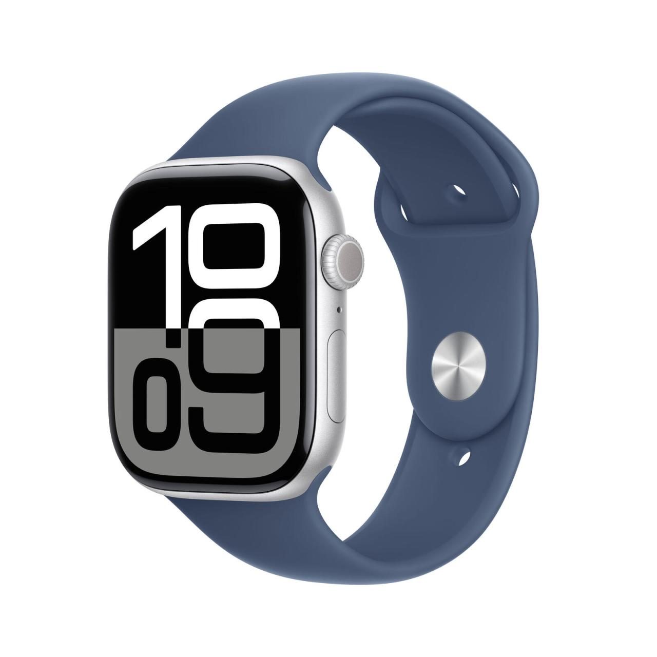 Apple Watch Series 10 Aluminiumgehäuse (GPS + Cellular) 46mm Silber (Sportarm... von Apple