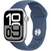 Apple Watch Series 10 GPS 42mm Aluminium Silber Sportarmband Denim - M/L Apple Watch Series 10 GPS 42mm Aluminium Silber Sportarmband Denim - M/L von Apple