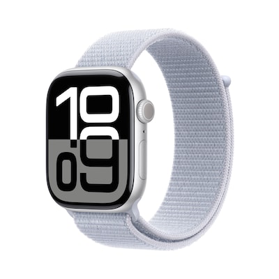 Apple Watch Series 10 GPS 46mm Aluminium Silber Sport Loop Blue Cloud Apple Watch Series 10 GPS 46mm Aluminium Silber Sport Loop Blue Cloud von Apple