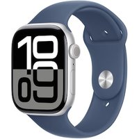 Apple Watch Series 10 GPS 46mm Aluminium Silber Sportarmband Denim - M/L Apple Watch Series 10 GPS 46mm Aluminium Silber Sportarmband Denim - M/L von Apple