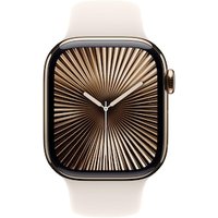 Apple Watch Series 10 LTE 42mm Gold Titangehäuse mit Starlight Sportarmband - S/M Apple Watch Series 10 LTE 42mm Gold Titangehäuse mit Starlight Sportarmband - S/M von Apple