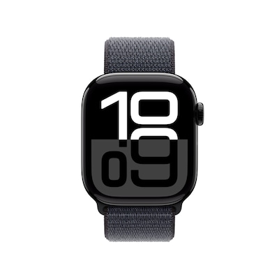 Apple Watch Series 10 LTE 42mm Diamantschwarz Aluminiumgehäuse mit Ink Sport Loop Apple Watch Series 10 LTE 42mm Diamantschwarz Aluminiumgehäuse mit Ink Sport Loop von Apple