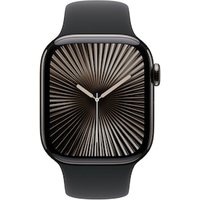 Apple Watch Series 10 LTE 42mm Slate Titangehäuse mit schwarzem Sportarmband - S/M Apple Watch Series 10 LTE 42mm Slate Titangehäuse mit schwarzem Sportarmband - S/M von Apple