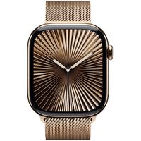 Apple Watch Series 10 LTE 46mm Gold Titangehäuse mit Gold Milanese Loop - M/L Apple Watch Series 10 LTE 46mm Gold Titangehäuse mit Gold Milanese Loop - M/L von Apple