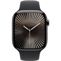 Apple Watch Series 10 LTE 46mm Slate Titangehäuse mit schwarzem Sportarmband - M/L Apple Watch Series 10 LTE 46mm Slate Titangehäuse mit schwarzem Sportarmband - M/L von Apple