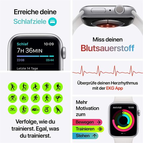 Apple Watch Series 6 40mm GPS Aluminiumgehäuse gold mit Sportarmband sandrosa Apple Watch Series 6 40mm GPS Aluminiumgehäuse gold mit Sportarmband sandrosa von Apple