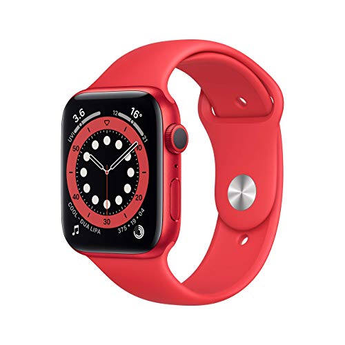 Apple Watch Series 6 44mm (GPS) - Aluminiumgehäuse (Red) (Red) Sportarmband (Generalüberholt) von Apple