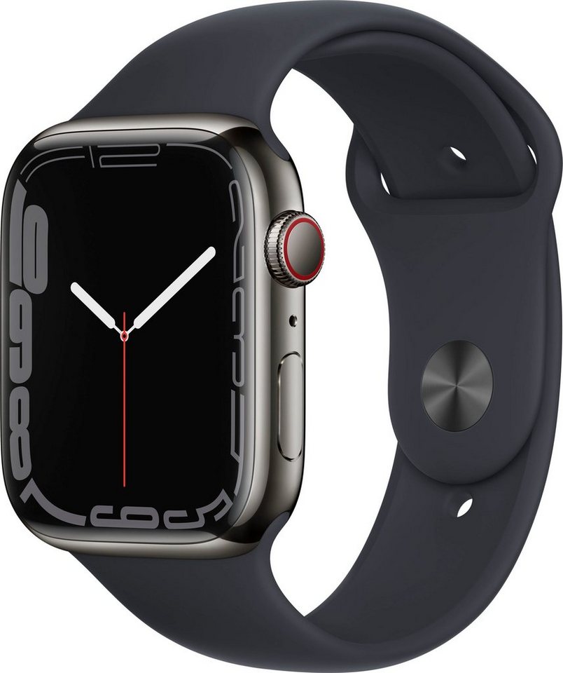 Apple Watch Series 7 GPS + Cellular, 45mm Smartwatch (4,83 cm/1,9 Zoll, Watch OS 8) von Apple