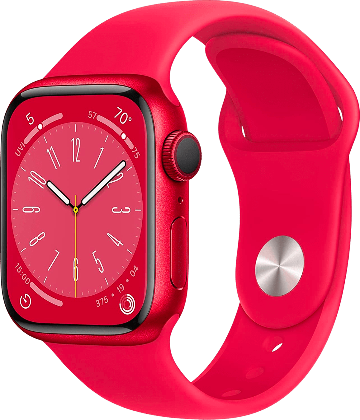 Apple Watch Series 8 GPS, Aluminium Case and Sport Band, 45mm von Apple