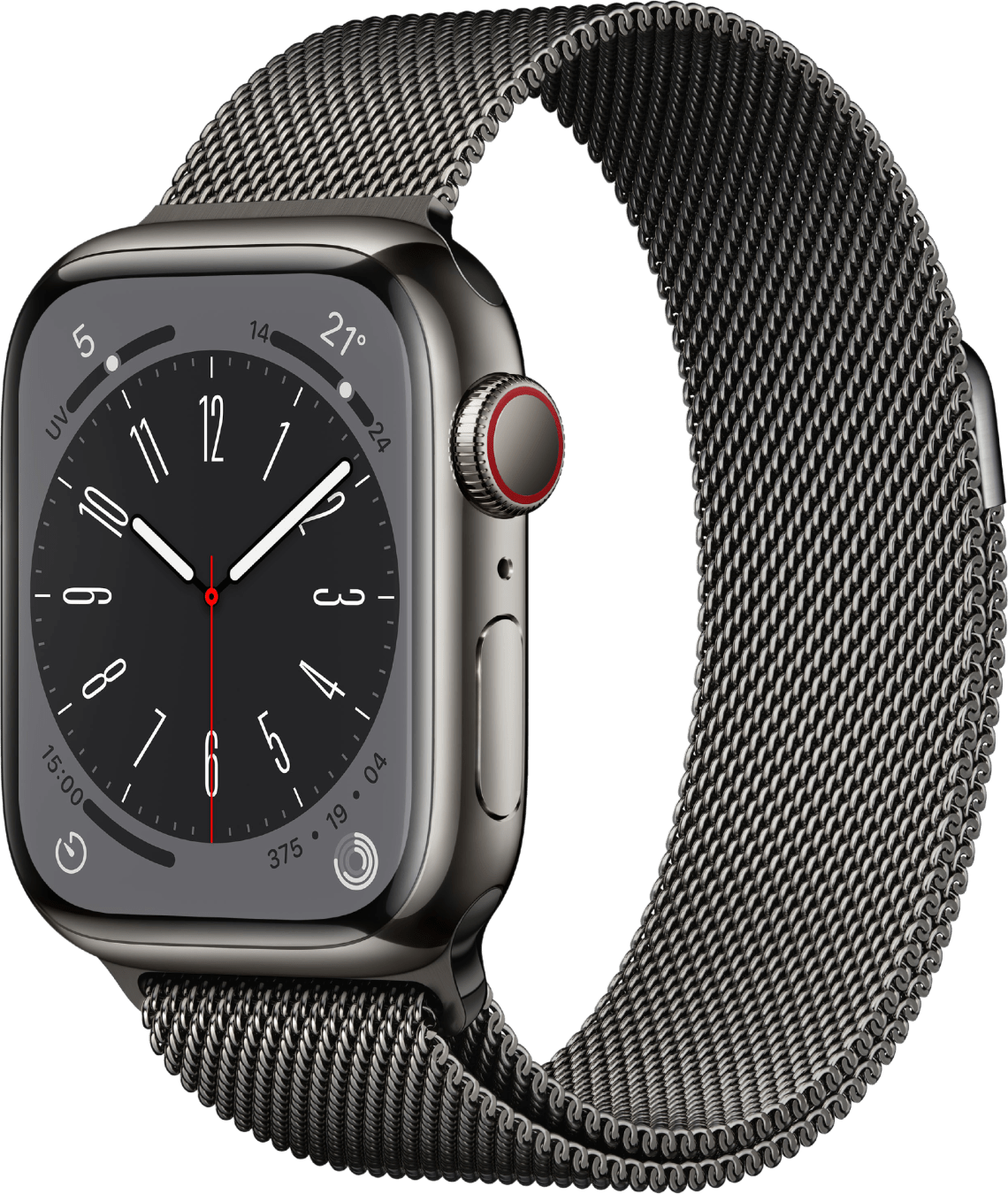 Apple Watch Series 8 GPS + Cellular, Edelstahlgehäuse, 41 mm von Apple