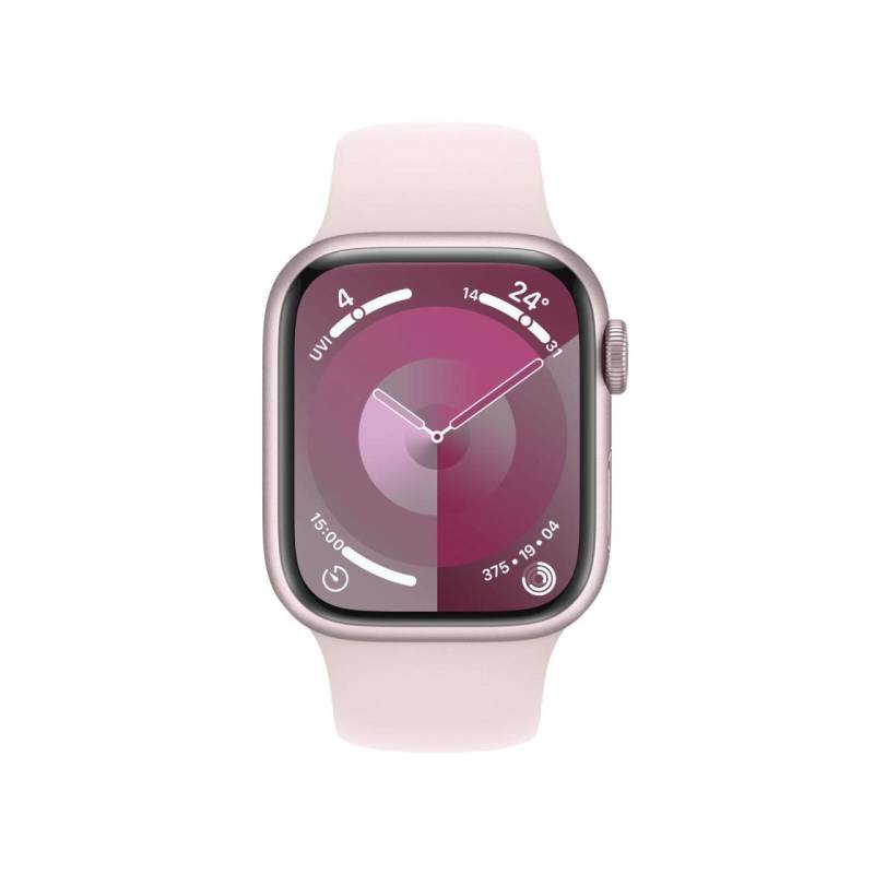 Apple Watch Series 9 (GPS + Cellular) 41mm Aluminiumgehäuse pink, Sportband p... von Apple