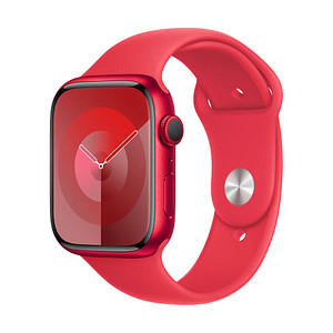 Apple Watch Series 9 45 mm Aluminium  (GPS) Sportarmband M/L  (PRODUCT)RED von Apple