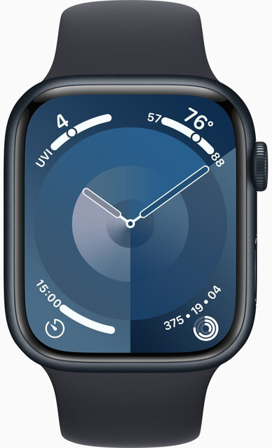 Apple Watch Series 9 45mm Cellular Sportarmband mitternacht M/L Aluminiumgehäuse mitternacht von Apple