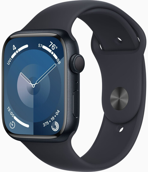 Apple Watch Series 9 45mm GPS Aluminiumgehäuse mitternacht mit Sportarmband mitternacht Apple Watch Series 9 45mm GPS Aluminiumgehäuse mitternacht mit Sportarmband mitternacht von Apple