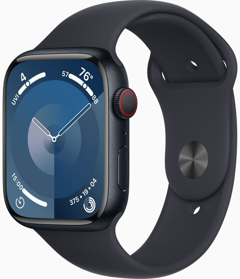 Apple Watch Series 9 45mm GPS Sportarmband mitternacht M/L Aluminiumgehäuse mitternacht Apple Watch Series 9 45mm GPS Sportarmband mitternacht M/L Aluminiumgehäuse mitternacht von Apple