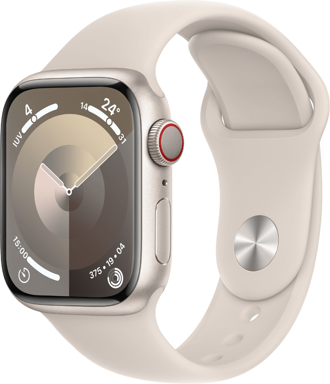 Apple Watch Series 9 GPS + Cellular, Aluminiumgehäuse, 41 mm von Apple
