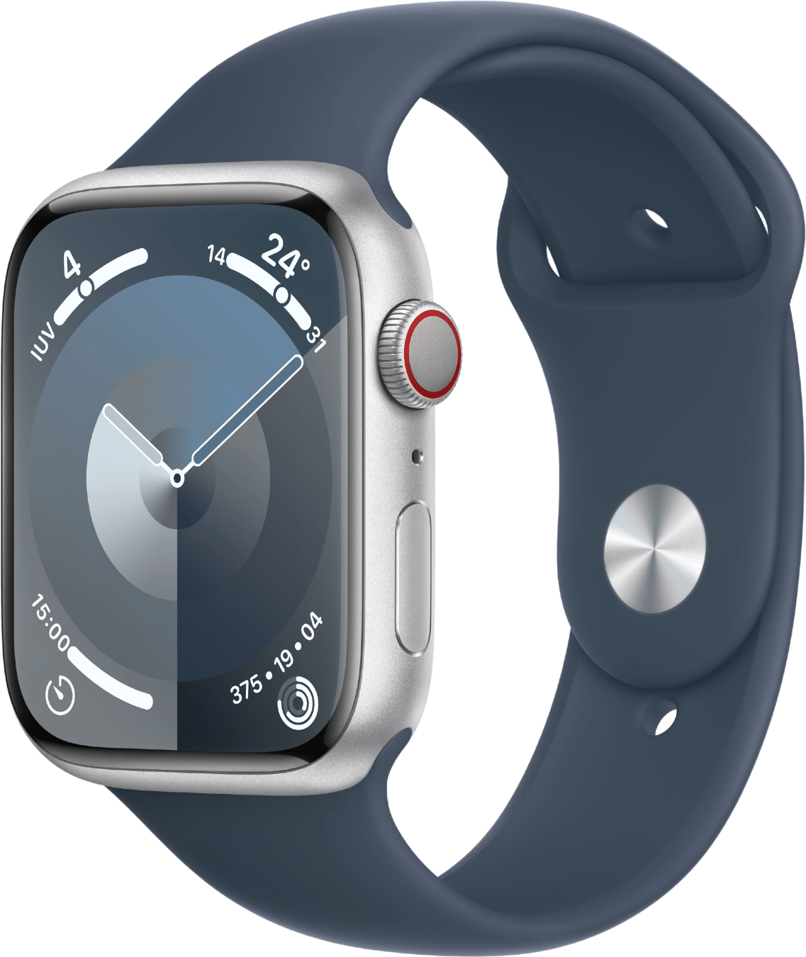 Apple Watch Series 9 GPS + Cellular, Aluminiumgehäuse, 45 mm von Apple