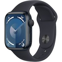 Apple Watch Series 9 GPS 41mm Aluminium Mitternacht Sportarmband Mitternacht M/L von Apple