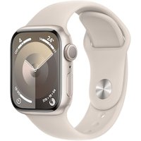Apple Watch Series 9 GPS 41mm Aluminium Polarstern Sportarmband Polarstern - M/L von Apple