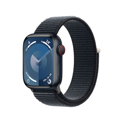 Apple Watch Series 9 LTE 41mm Aluminium Mitternacht Sport Loop Mitternacht von Apple