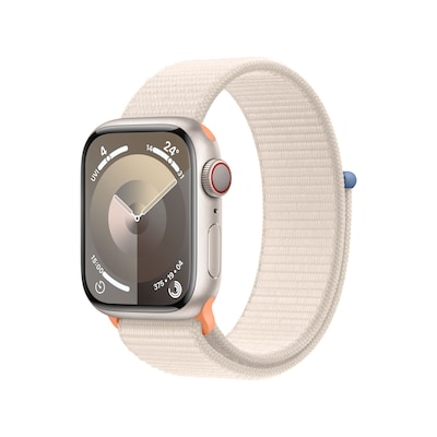 Apple Watch Series 9 LTE 41mm Aluminium Polarstern Sport Loop Polarstern von Apple