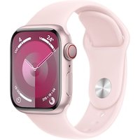 Apple Watch Series 9 LTE 41mm Aluminium Rosè Sportarmband Hellrosa S/M von Apple