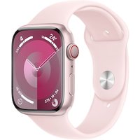 Apple Watch Series 9 LTE 45mm Aluminium Rosè Sportarmband Hellrosa M/L von Apple