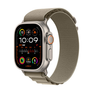 Apple Watch Ultra 2 49 mm (GPS + Cellular) Alpine Loop Large  olivgrün von Apple