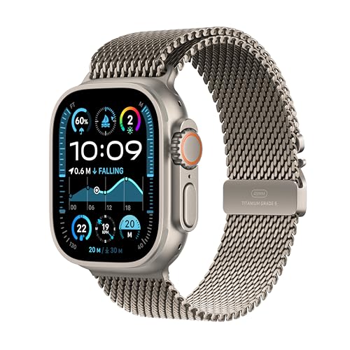 Apple Watch Ultra 2 GPS + Cellular 49 mm Smartwatch z wytrzymałą kopertą z tytanu kolor naturalny +Bransoleta mediolańska kolor naturalny - M.Monitor fitness, superwydajna bateria, neutralność węglowa Apple Watch Ultra 2 GPS + Cellular 49 mm Smartwatch z wytrzymałą kopertą z tytanu kolor naturalny +Bransoleta mediolańska kolor naturalny - M.Monitor fitness, superwydajna bateria, neutralność węglowa von Apple