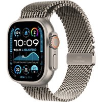 Apple Watch Ultra 2 LTE 49mm Titanium Natur Gehäuse mit Natur Titan Milanese Armband - L Apple Watch Ultra 2 LTE 49mm Titanium Natur Gehäuse mit Natur Titan Milanese Armband - L von Apple
