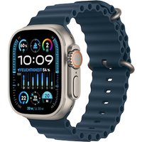 Apple Watch Ultra 2 LTE 49mm Titanium Ocean Band Blau MREG3FD/A von Apple
