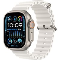 Apple Watch Ultra 2 LTE 49mm Titanium Ocean Band Weiß MREJ3FD/A von Apple